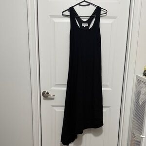 Halston Heritage Black Asymmetrical Dress